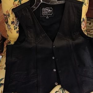 Mens Leather Vest